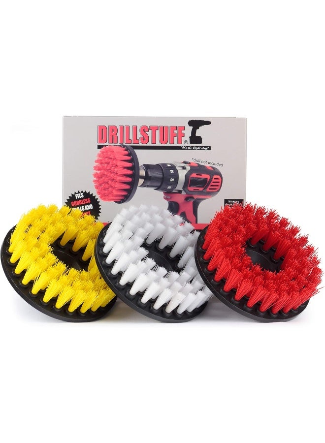 Drillstuff Cleaning Supplies - Drill Brush - Leather Cleaner - Shower Door - Upholstery - Carpet - Bathroom Accessories - Shower Cleaner - Bathtub - Tile - Outdoor - Scrub Brush - Garden - Bird Bath - Granite - Image 1
